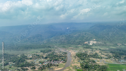 Photography Aerial view of the mountains photo, meghalaya, India
