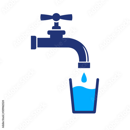 Water tap icon
