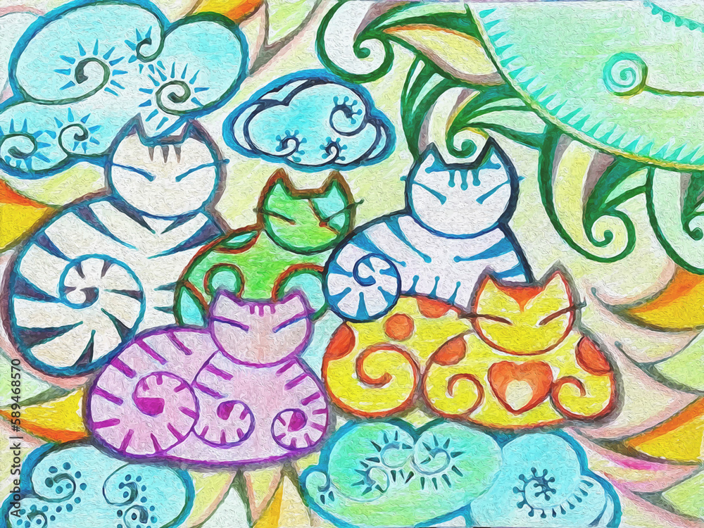 Naklejka premium Cat2