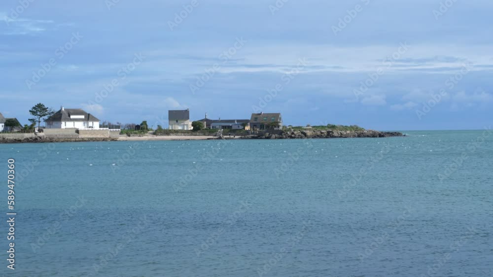 The Landemer bay in the north of the Cotentin. The Landemer bay in the north of the Cotentin.