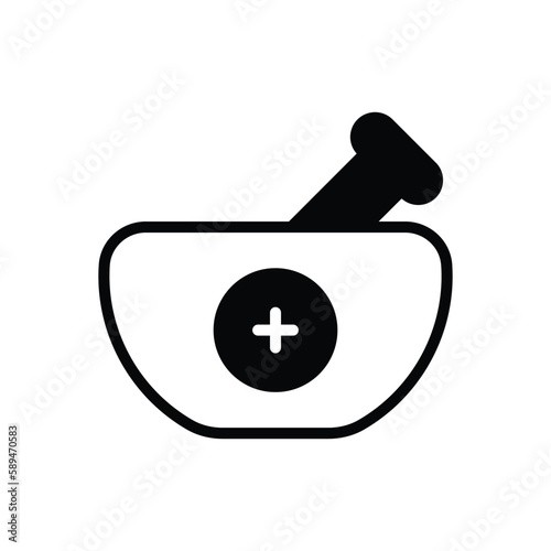 Herbal Medicine icon vector stock.