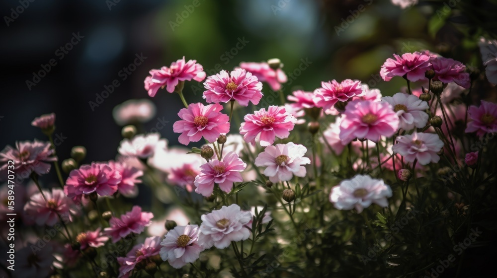 Nature's Serenade Pink and White Flowers in Daytime Nature's Serenade Pink and White Flowers in Daytime