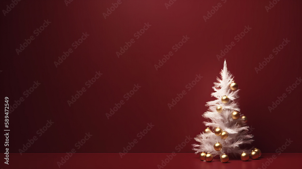 Christmas tree background Illustration Generative AI. Christmas tree background Illustration Generative AI.