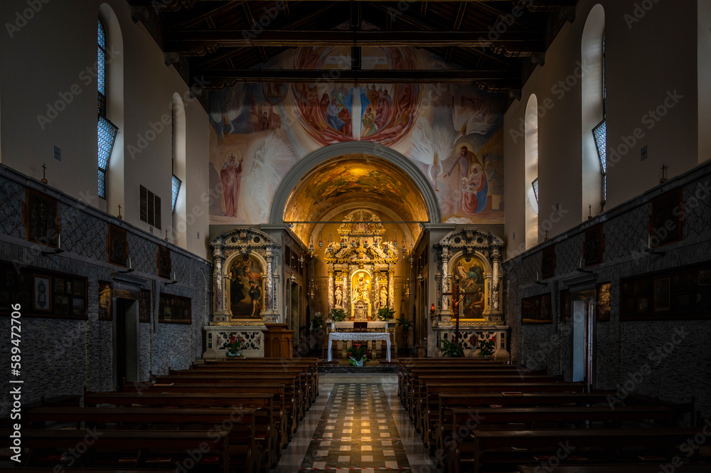 Fototapeta premium Marian Shrine of Castelmonte. Cividale del Friuli