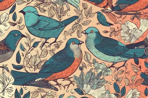 background with birds © Max