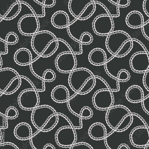 Abstract Seamless Pattern of Needlework Imitation