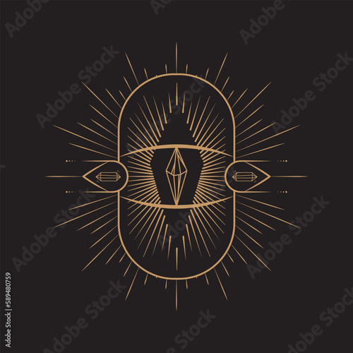 Celestial Magic Mystical and Esoteric Illustration