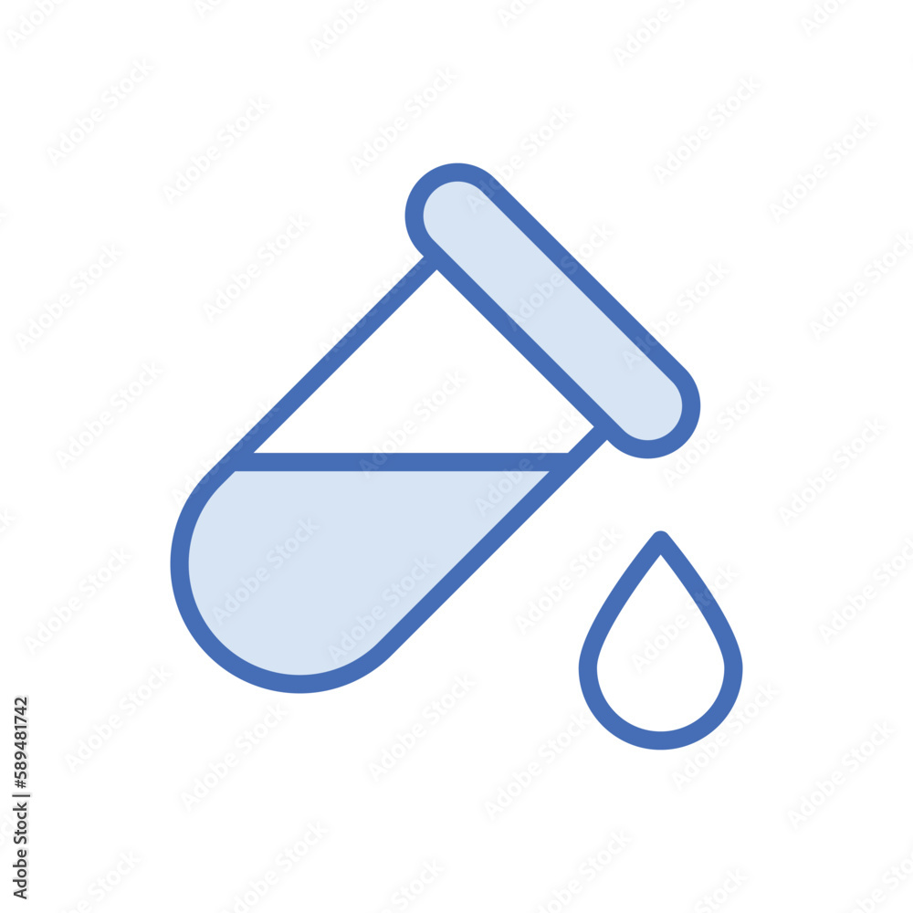 Test Tube icon vector stock. Test Tube icon vector stock.