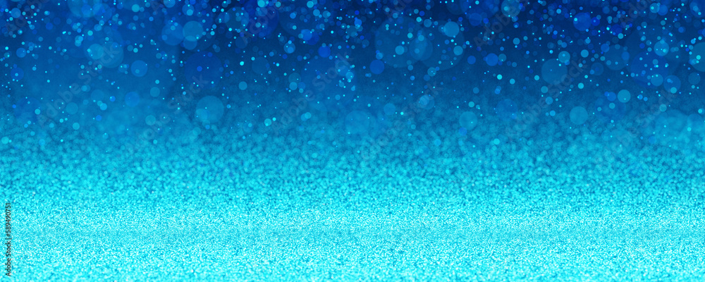 Obraz premium Background from shining lights blurred in bokeh. Defocused background with shiny surface. 3d render.