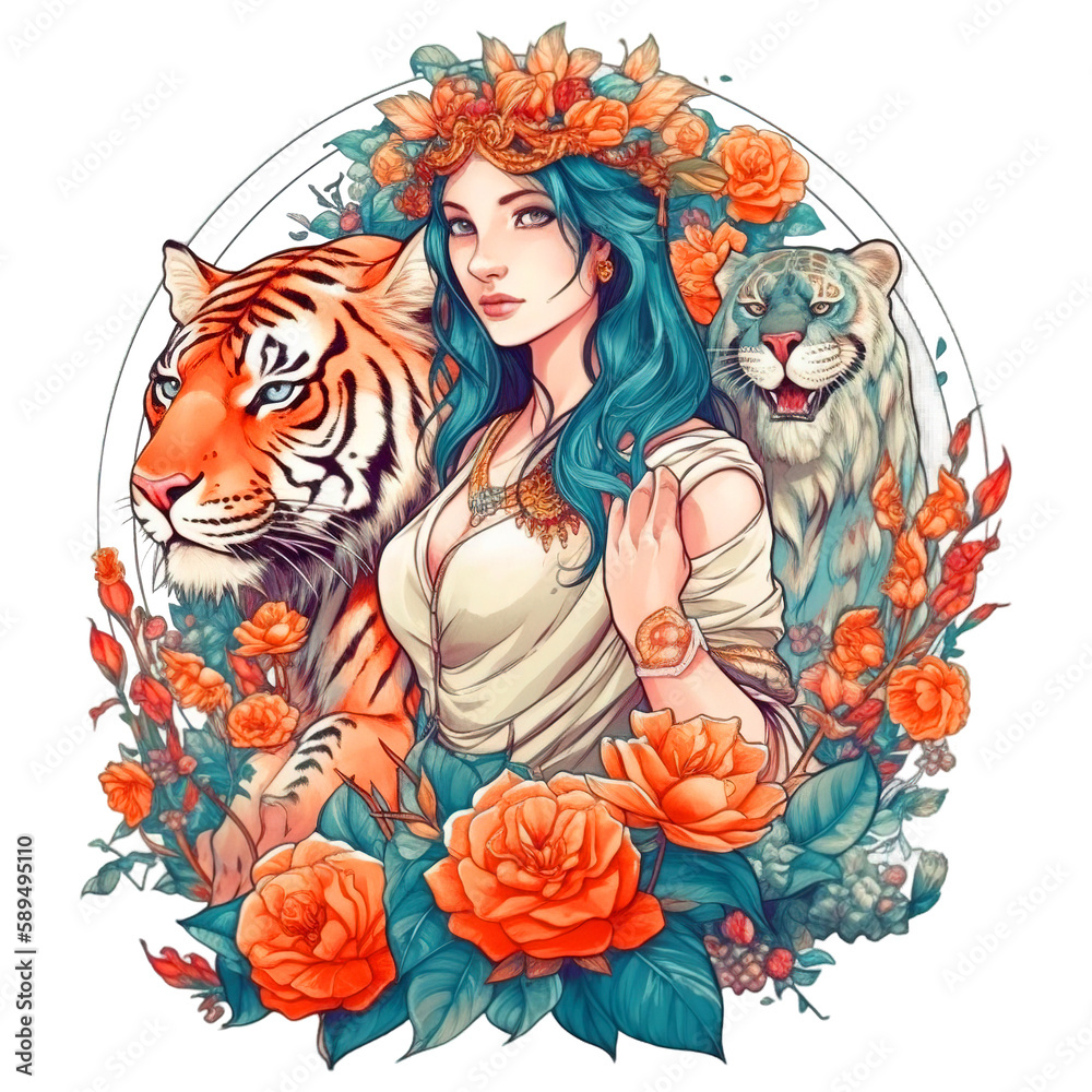 Beautiful Tiger Goddess Bundle Beautiful Tiger Goddess Bundle