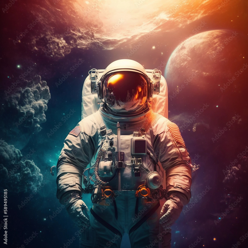 astronaut in space astronaut in space