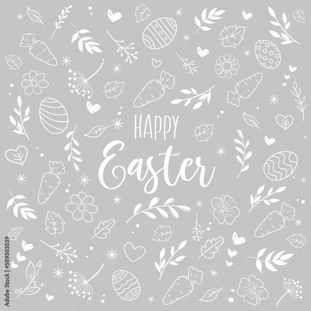 Floral Bunny pattern Floral Bunny pattern