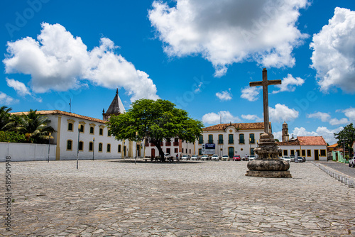 Sao Francisco Church, Sao Francisco Square, UNESCO World Heritage Site, Sao Cristovao, Sergipe, Brazil photo