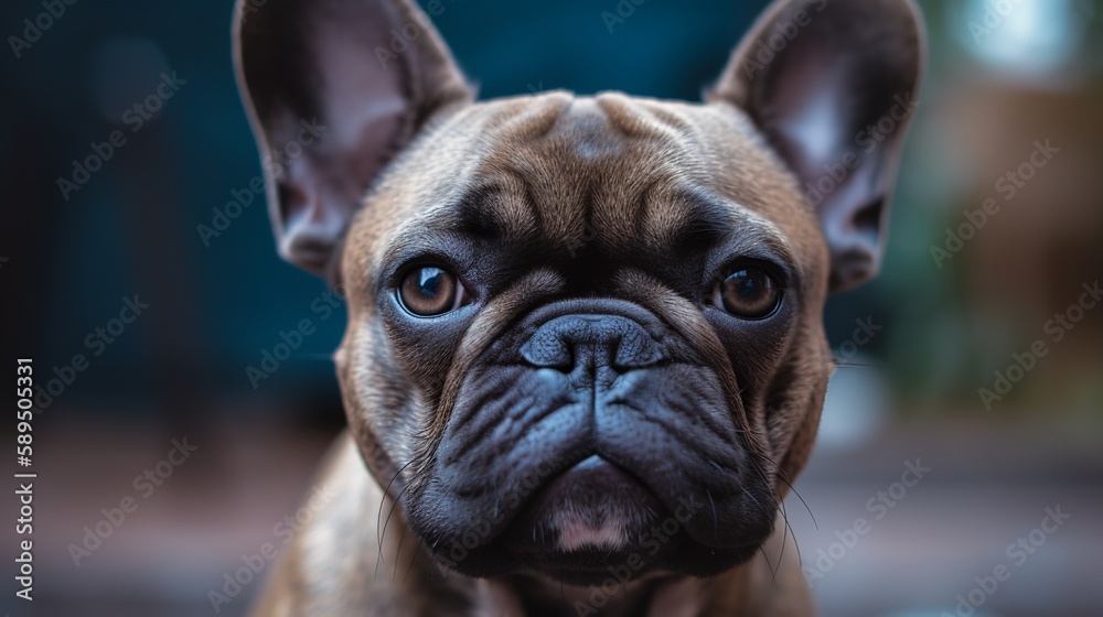 Frenchie portrait