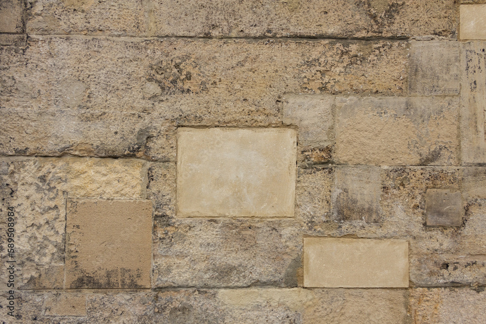 custom made wallpaper toronto digitalTexture of old yellow and gray stone wall for background. Old town style