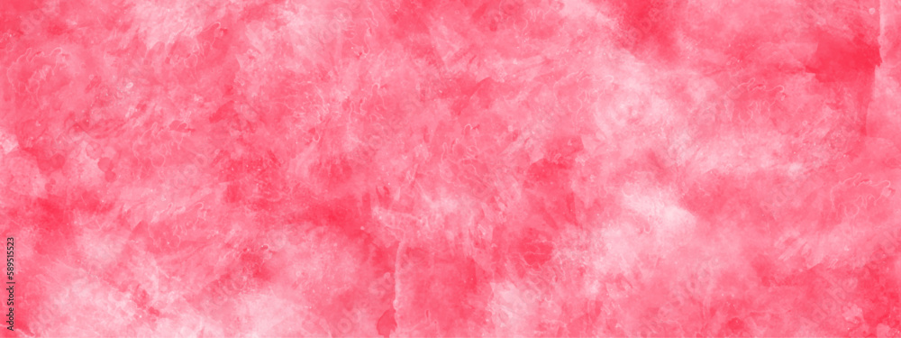 Abstract Pink watercolor background texture, Watercolor painted background. Brush stroked painting. Modern Pink Watercolor Grunge