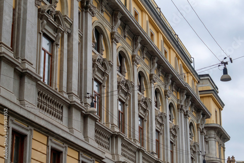 Historic Palazzo delle Poste in Milan, Italy