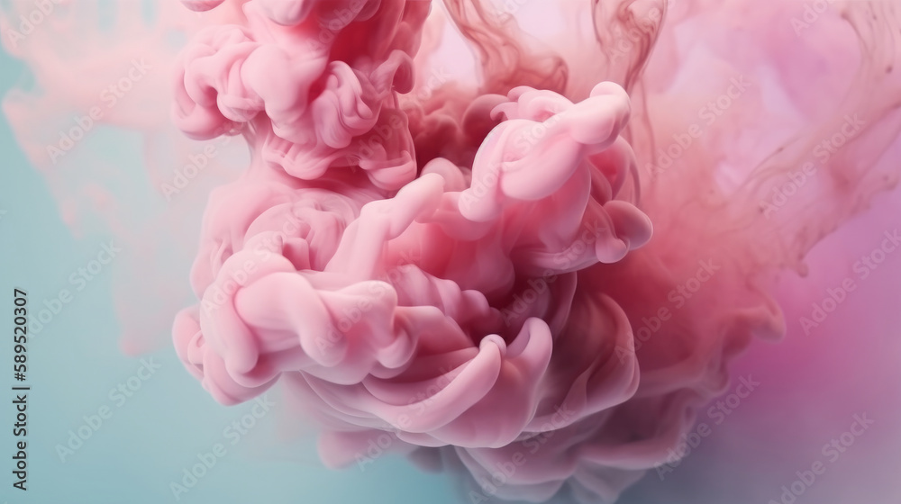 Abstract colorful paint. Illustration AI Generative. Abstract colorful paint. Illustration AI Generative.