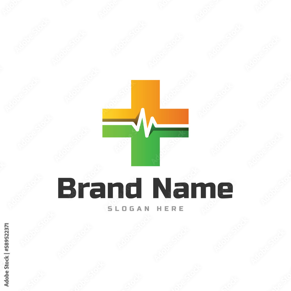 Obraz premium Health care logo creative concept