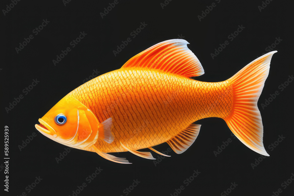 Fish Design Element on a Solid Background: Perfect for Underwater-themed Projects and Decor Fish Design Element on a Solid Background: Perfect for Underwater-themed Projects and Decor