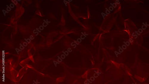 Abstract Design Background_Fractal_Silk_FlowD_loop_red
