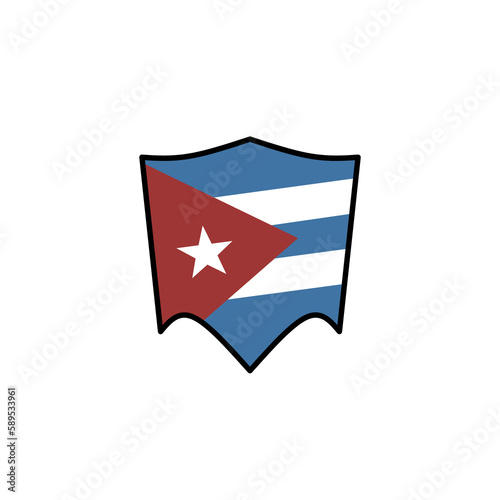 Free Download cuba flag icon, illustration of national flag design with elegance concept - GFXLoad
