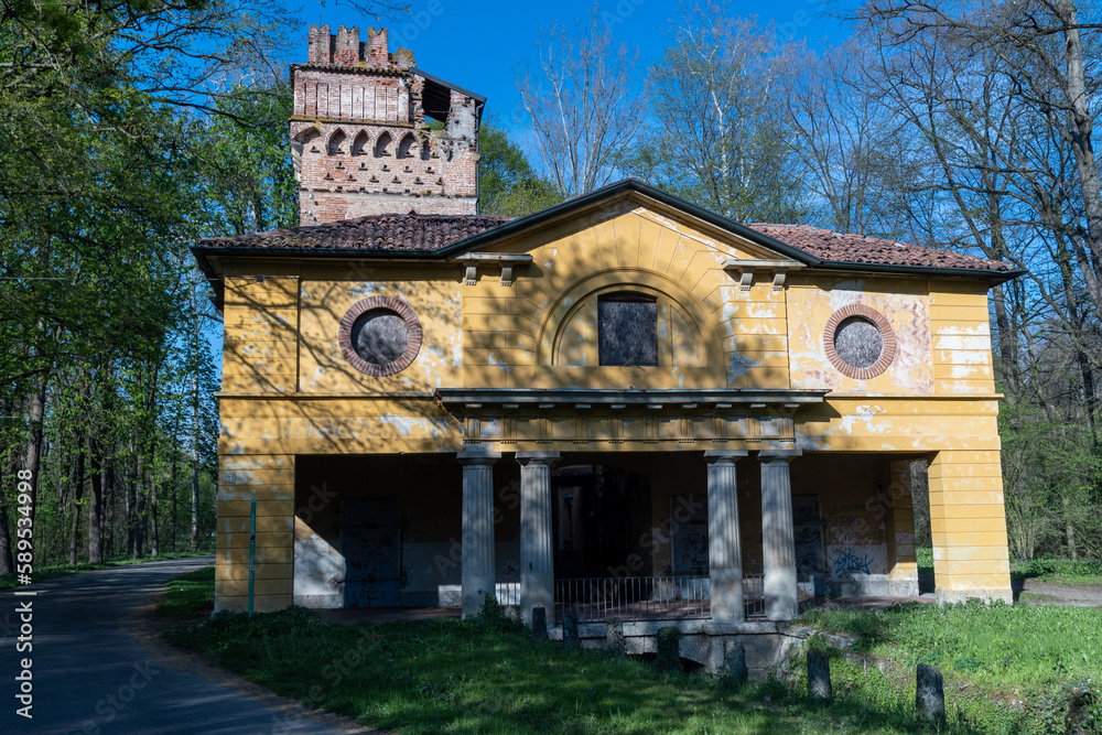 Naklejka premium Monza Italy - old mill called