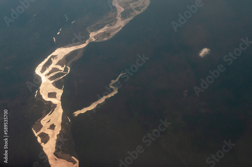 rufiji river from the sky