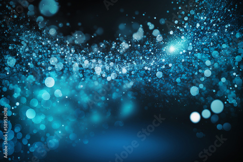 abstract blue background blue sparkle © Goldie