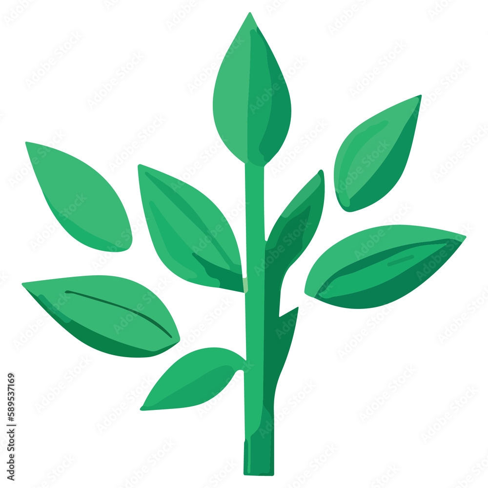Obraz premium Simple Trees Flat 