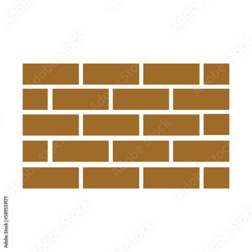 stack of bricks isolated