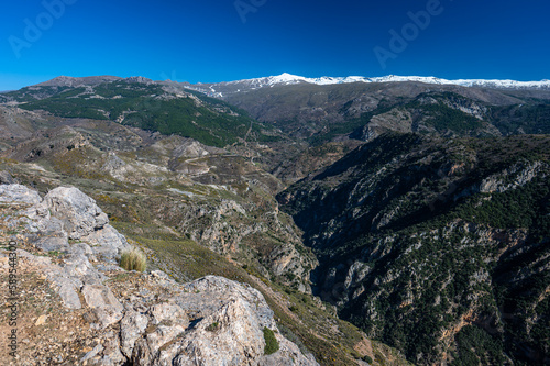 Landscape of the Sierra Nevada mountain range, Spain. © Szymon Bartosz