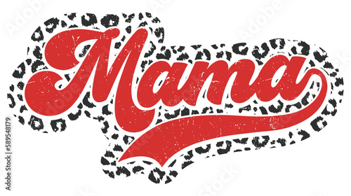 mama leopard png design