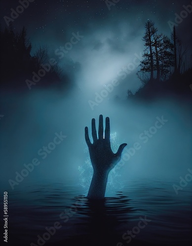 Reaching from the Mist: A Haunting Nighttime Encounter at the Lake