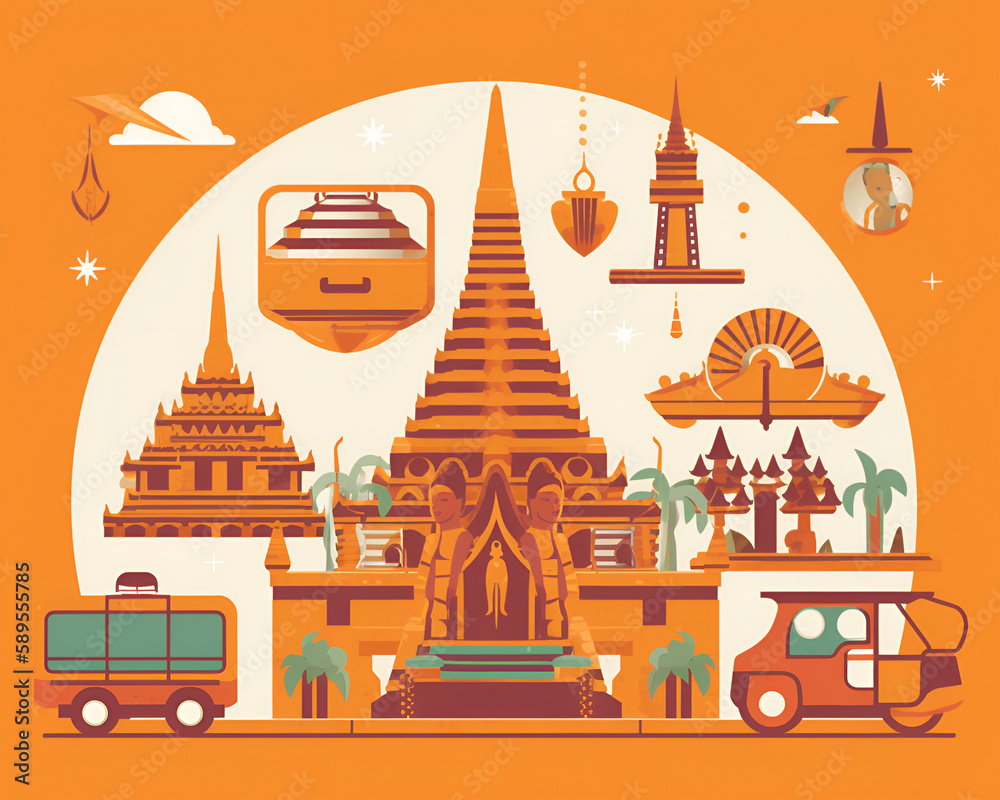 Naklejka premium Infographic vector use for work content marketing and other