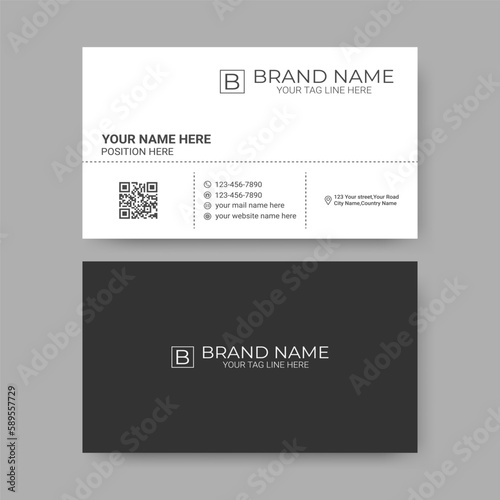 Minimalist Business Card Design 