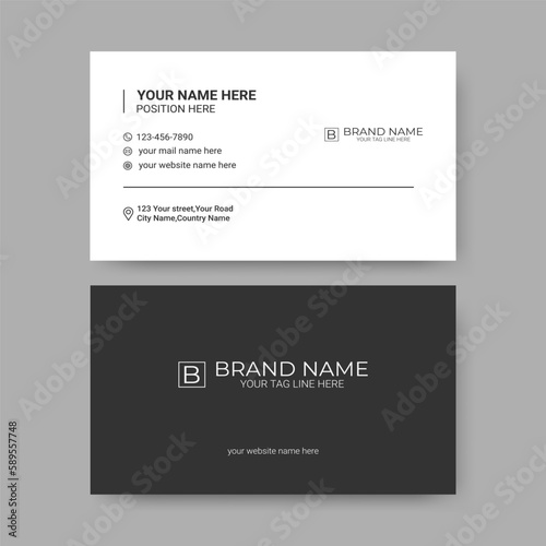 Minimalist Business Card Design 