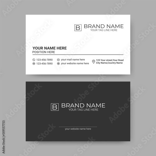 Minimalist Business Card Design 