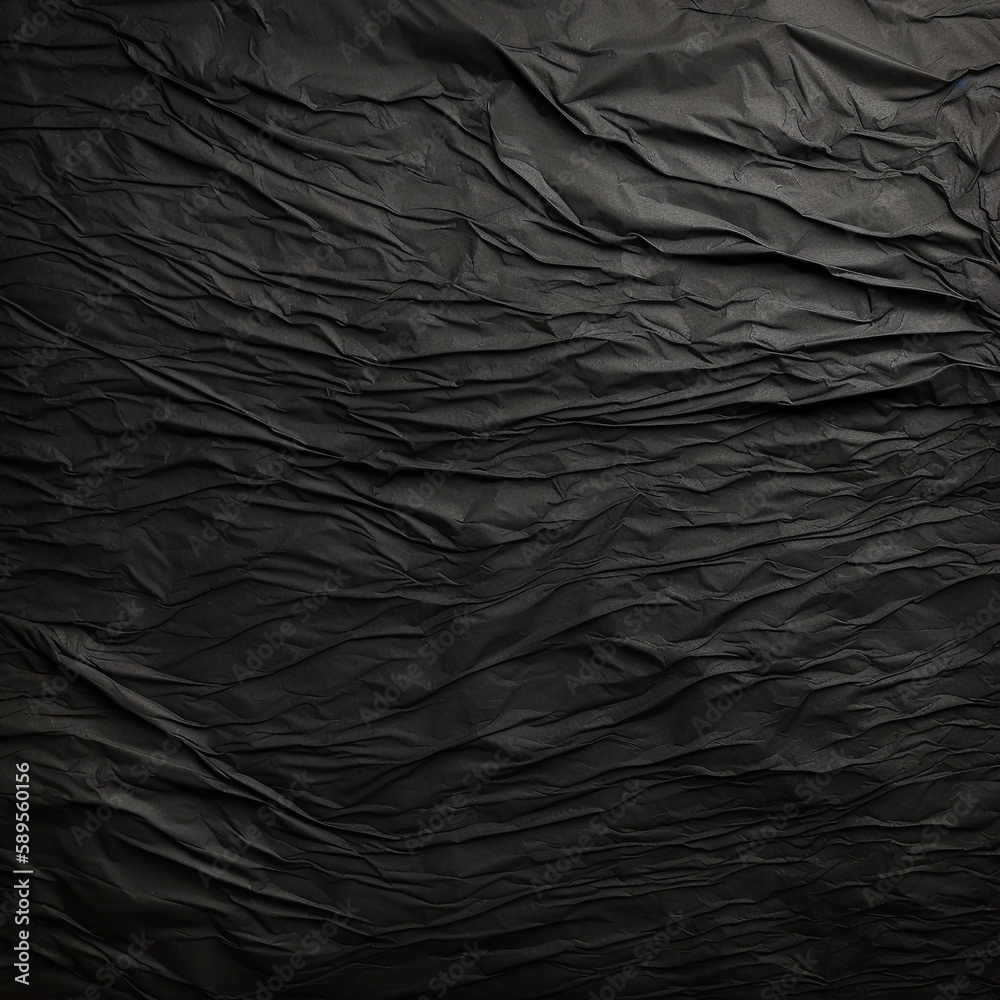 Black paper texture, Crumpled black paper Black paper texture, Crumpled black paper