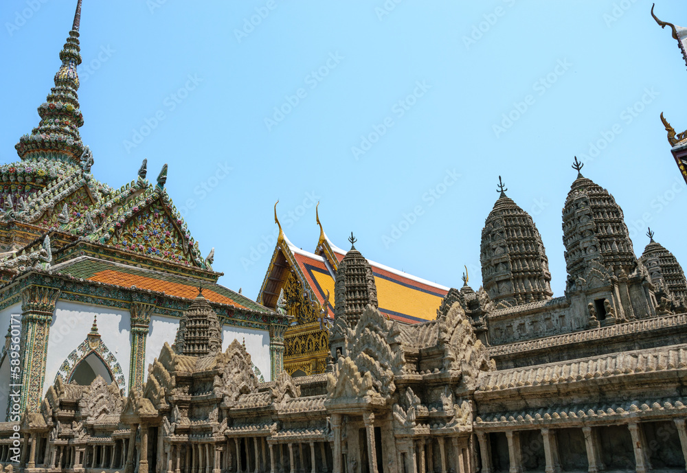 Temple of the Emerald Buddha and Grand Palace Bangkok, Thailand