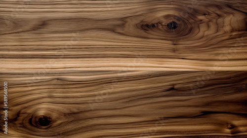 Walnut wood texture. Generative AI.
