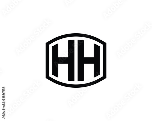 HH Logo design vector template