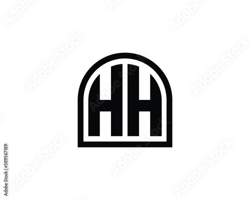 HH Logo design vector template