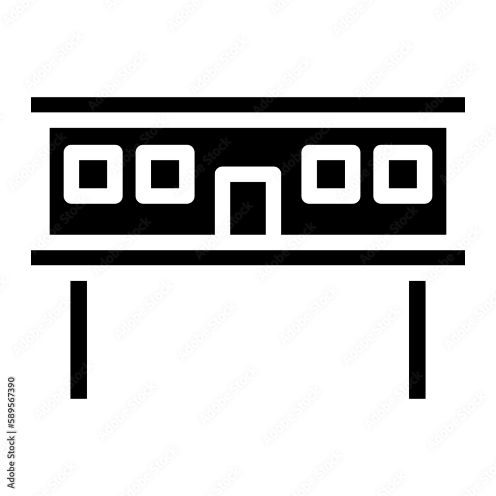 stilt home glyph stilt home glyph