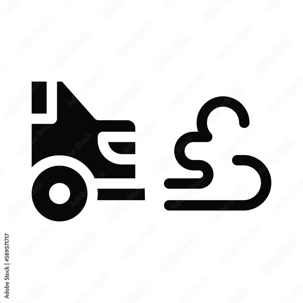 air pollution solid icon illustration vector graphic air pollution solid icon illustration vector graphic