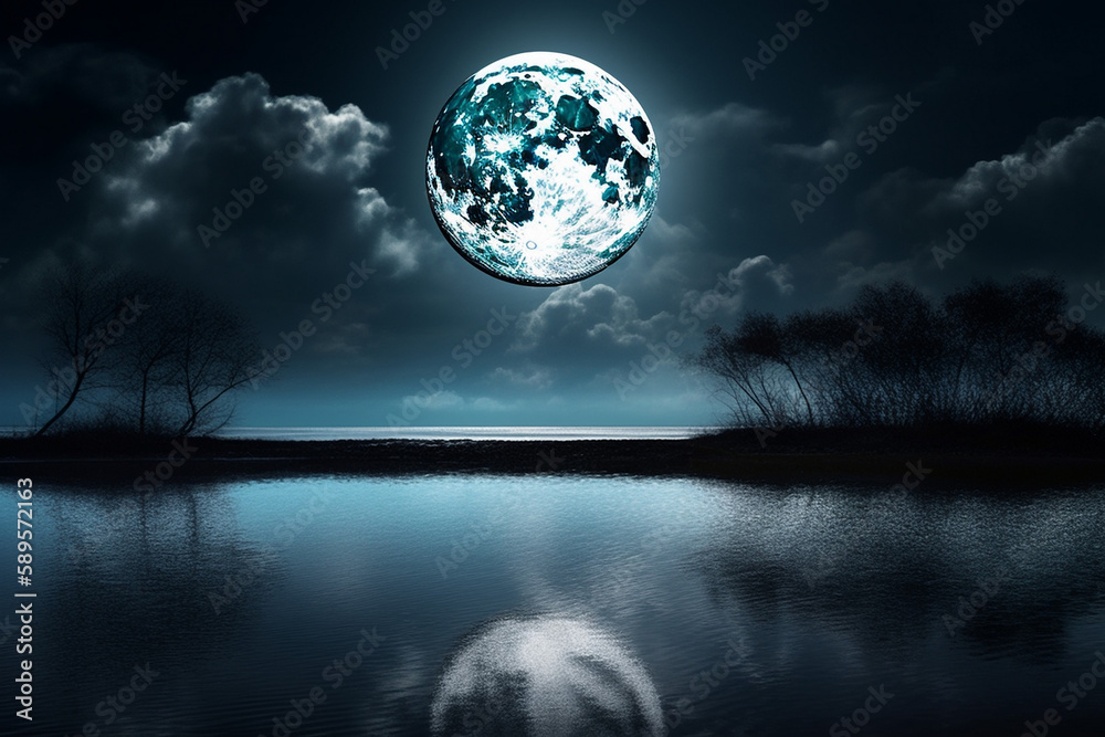 moon over water moon over water