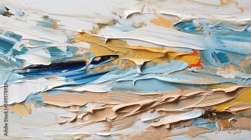 Wallpaper Mural Minimalist Oil Painting with Pallet Knife Brush Strokes Torontodigital.ca