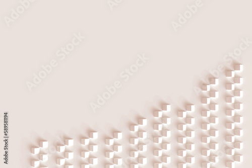 White texture abstract paper art style 3d vector background can be used in cover design, book design, poster, flyer, website background or advertising.