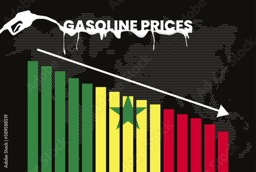 Decreasing of gasoline price in Senegal change and volatility in fuel prices