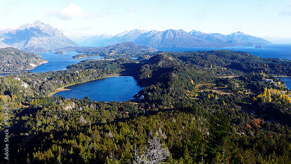 Landscape of Nahuel Huapi National Park, Bariloche, Argentina
